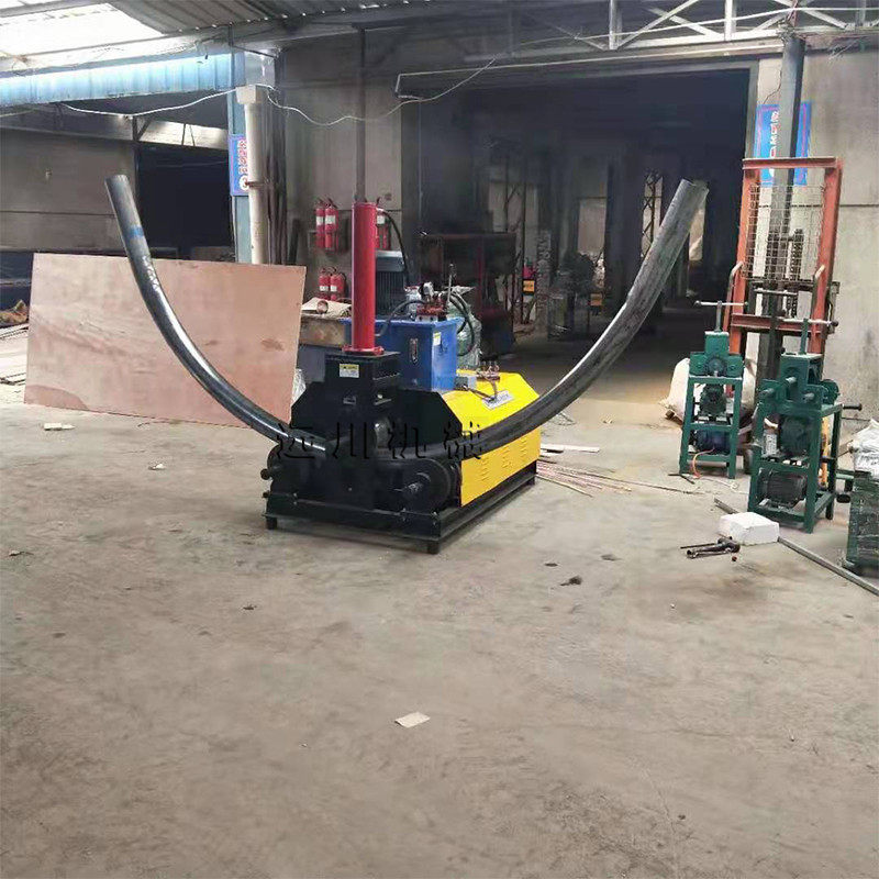 建筑工地方管圆管弯弧机 桥隧施工工字钢槽钢弯拱机 方管弯弧机