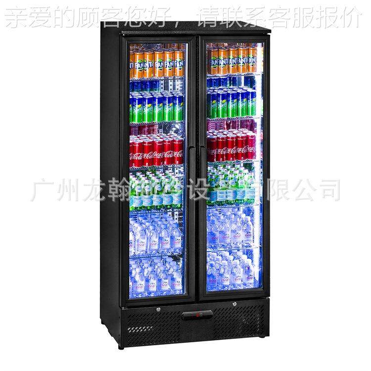 饮冰52882料冷藏展示超市商用冰箱啤酒定冷柜鲜花水果保鲜柜柜立
