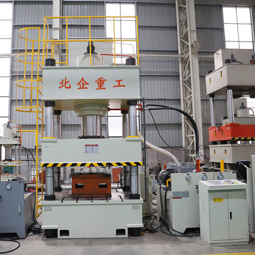 630吨伺服四柱液压机630t油压机plc金属拉伸热压成型机压力机