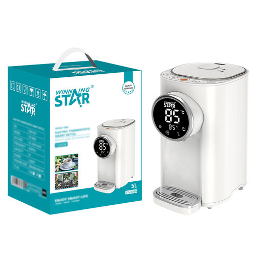 winning star 家用带液晶显示儿童锁烧水保温过热保护电热开水瓶