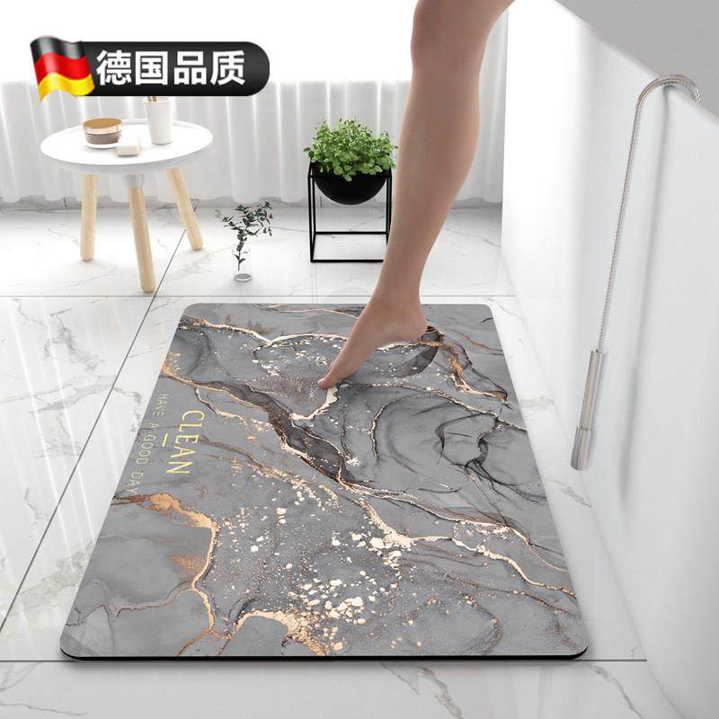 德国正品软硅藻泥浴室吸水地垫防滑速干脚垫厕所卫生间门口门垫,居家布艺,家用脚垫,淘宝优惠券,粉丝福利购,淘宝优惠卷