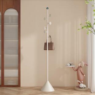 衣帽架落地卧室挂衣架简易立式家用客厅高级感衣服挂包架床边创意