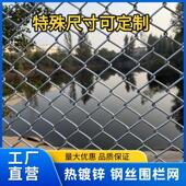 热浸镀锌加粗小孔铁丝围栏网养殖防护隔离网勾花网护栏网菱形网格