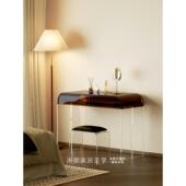 亚克力梳妆台轻奢高级感主卧化妆桌书桌一体卧室极简化妆台新款