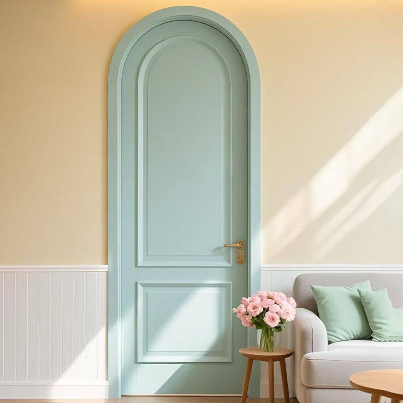 法式奶油风入户门拱门实木烤漆推拉门复古玻璃弧形门窗阳台卧室门,全屋定制,进户门,淘宝优惠券,粉丝福利购,淘宝优惠卷