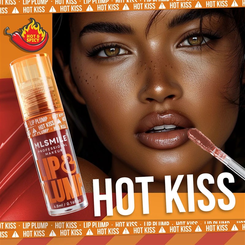 MLSMILE Duck Lip Plump Lip Oil MoiFsturizing Lip Gloss Mirro