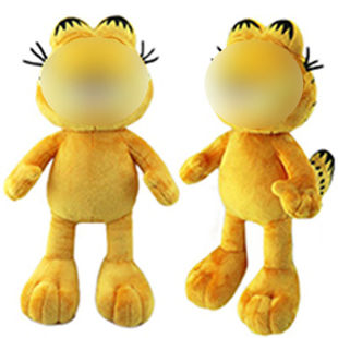 跨境新品橘色胖猫咪可爱玩偶毛绒玩具儿童公仔抱枕女生礼物