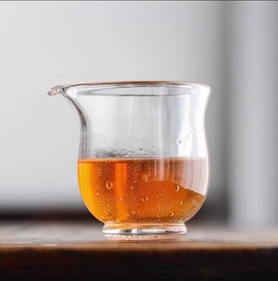 小红书爆款云彩粉禅意公道杯功夫茶海手工琉璃杯茶具粉色