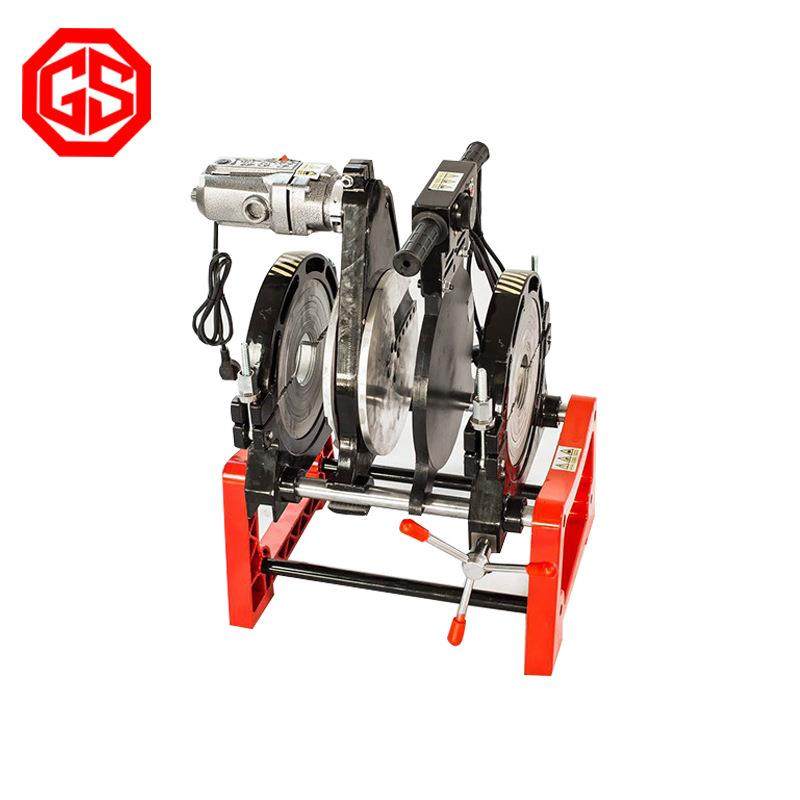 PE90-250手动二环热熔对焊机 pe/ppr管道焊接机塑料焊机热熔器