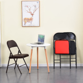 加固折叠椅靠背椅折叠凳子会议椅培训椅便携椅子电脑椅宿舍椅餐椅