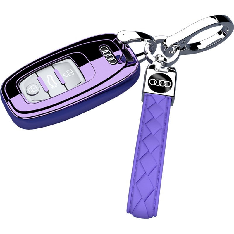 适用于老款奥迪a6钥匙套18年q5钥匙包13款15款扣14年钥匙壳