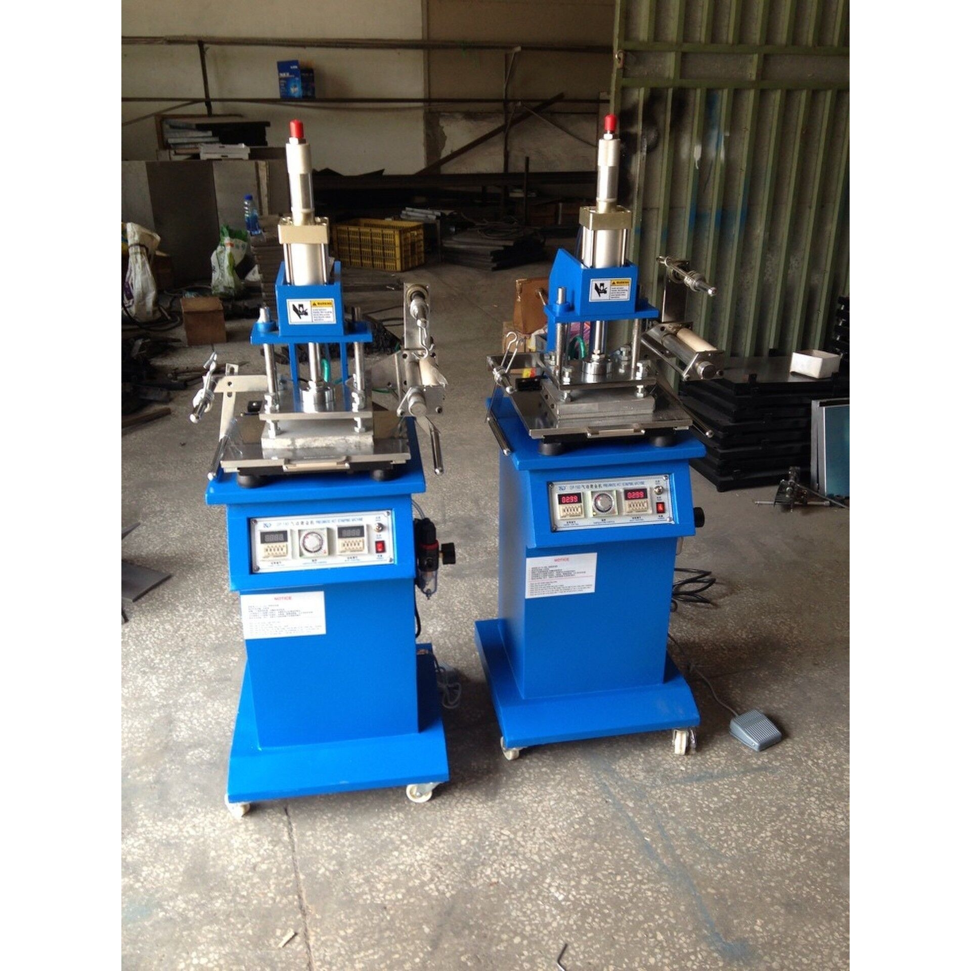 气动烫印机 自动平面烫金机 塑料皮革烫印机 请帖商标烫金机