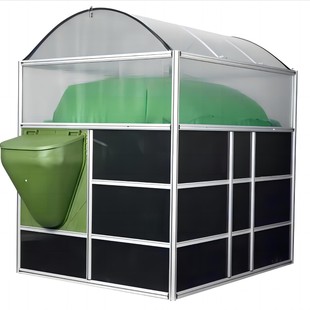 1000立方养殖场粪水处理设备沼气储 农用农村太阳能沼气池7