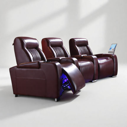 家庭影院沙发影视厅组合客厅影音室VIP室电动太空功能舱真皮沙发