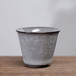 S588黑冰功夫茶具轻奢家用办公简约泡茶壶Q悬停盖碗茶杯不烫手