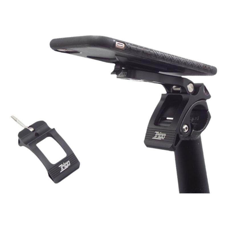 TRIGO手机支架用于大行折叠自行车立管头管码表架Gopro支架铝合金