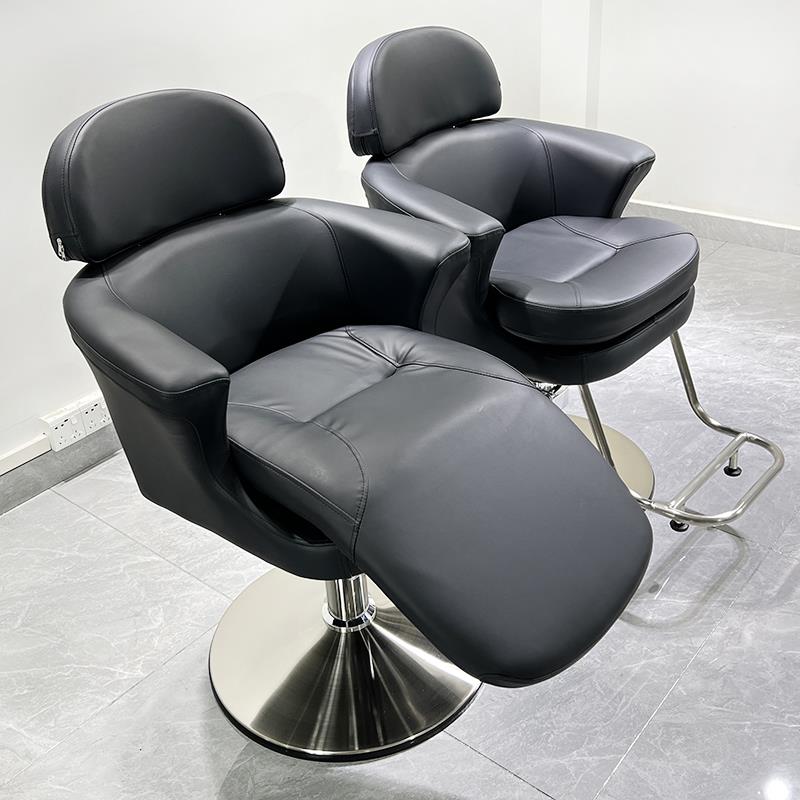 理发店美发椅子可旋转升降网红高端美发剪发凳子发廊专用烫染座椅