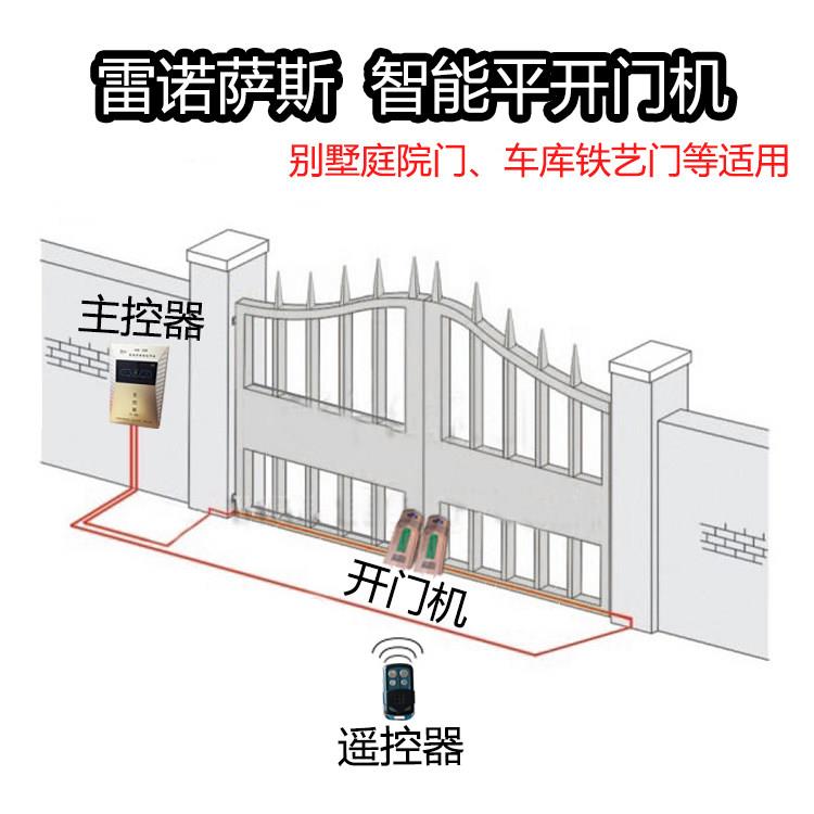 开门机智能八字平开门机对开大门电机电动自动门器遥控器远程控制
