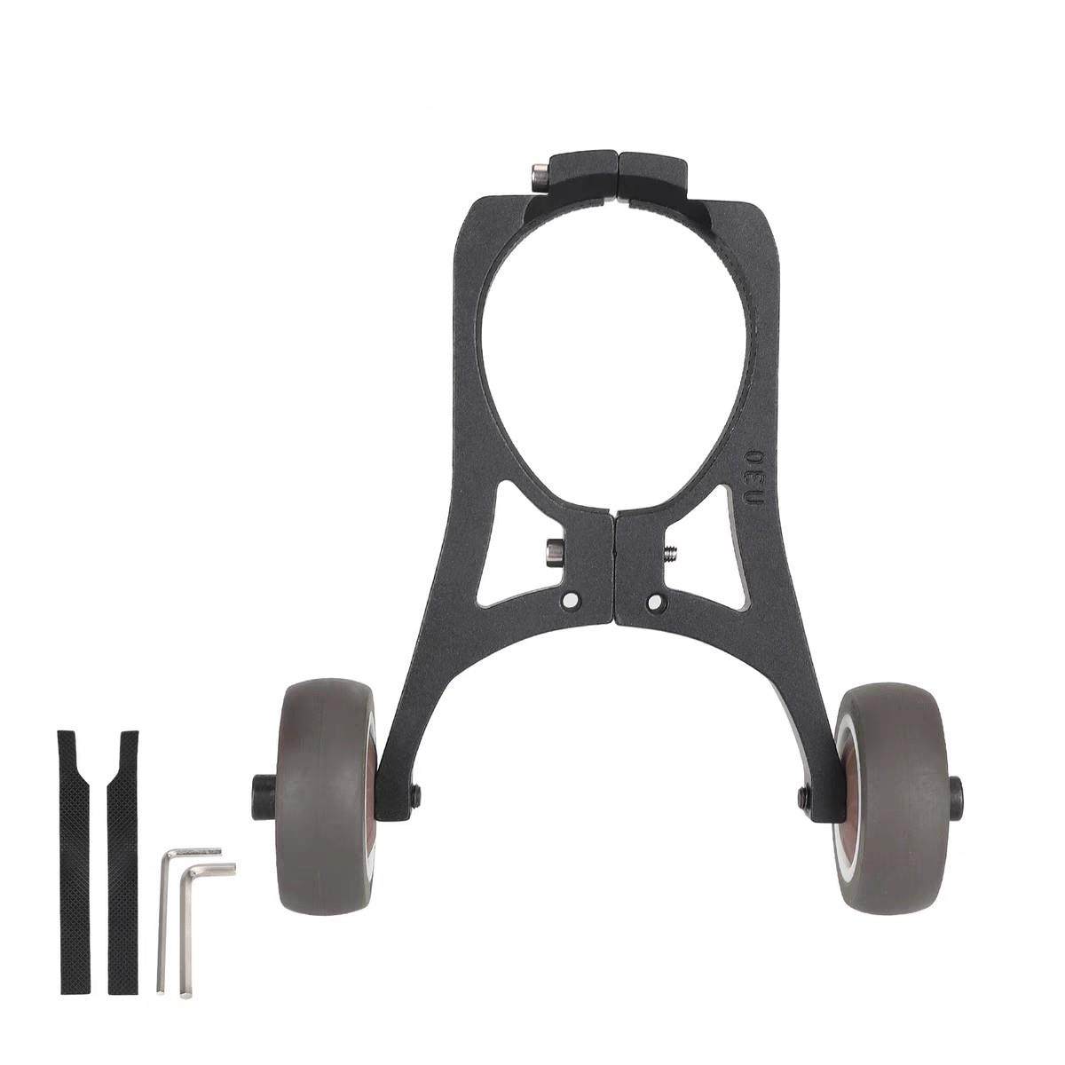 适用9号Max g30/G30LP/G2电动滑板车辅助轮可推拉倒立收纳支架