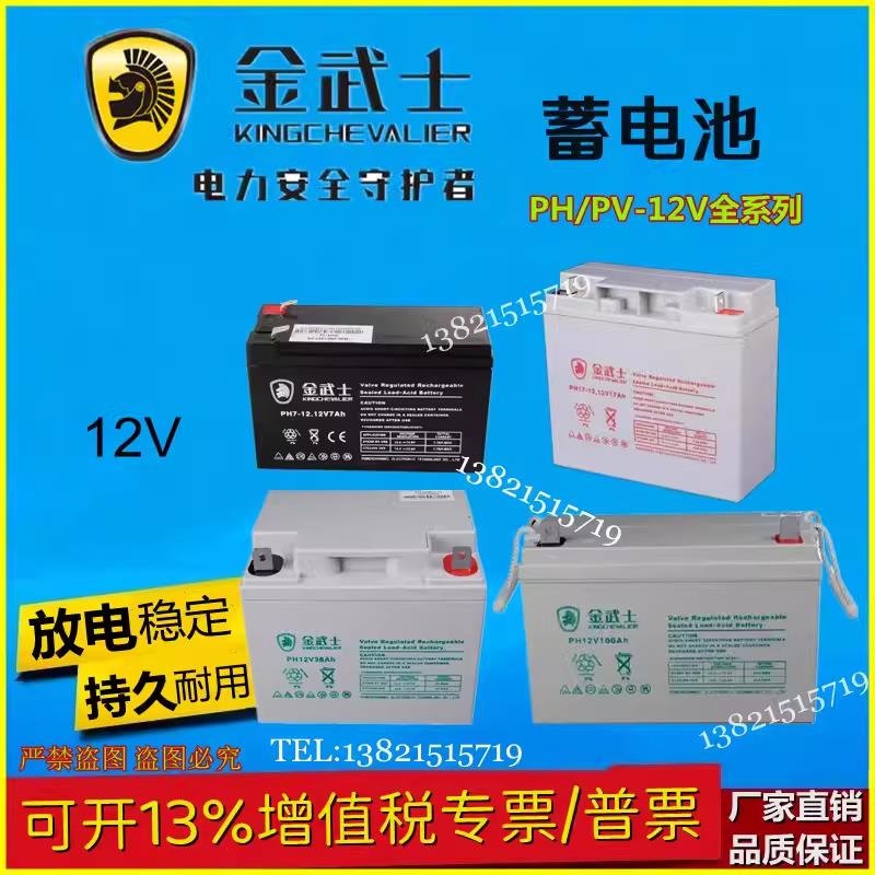 金武士蓄电池PH100-12/12V17AH24AH38AH65AH100AH120/150A200H/PV