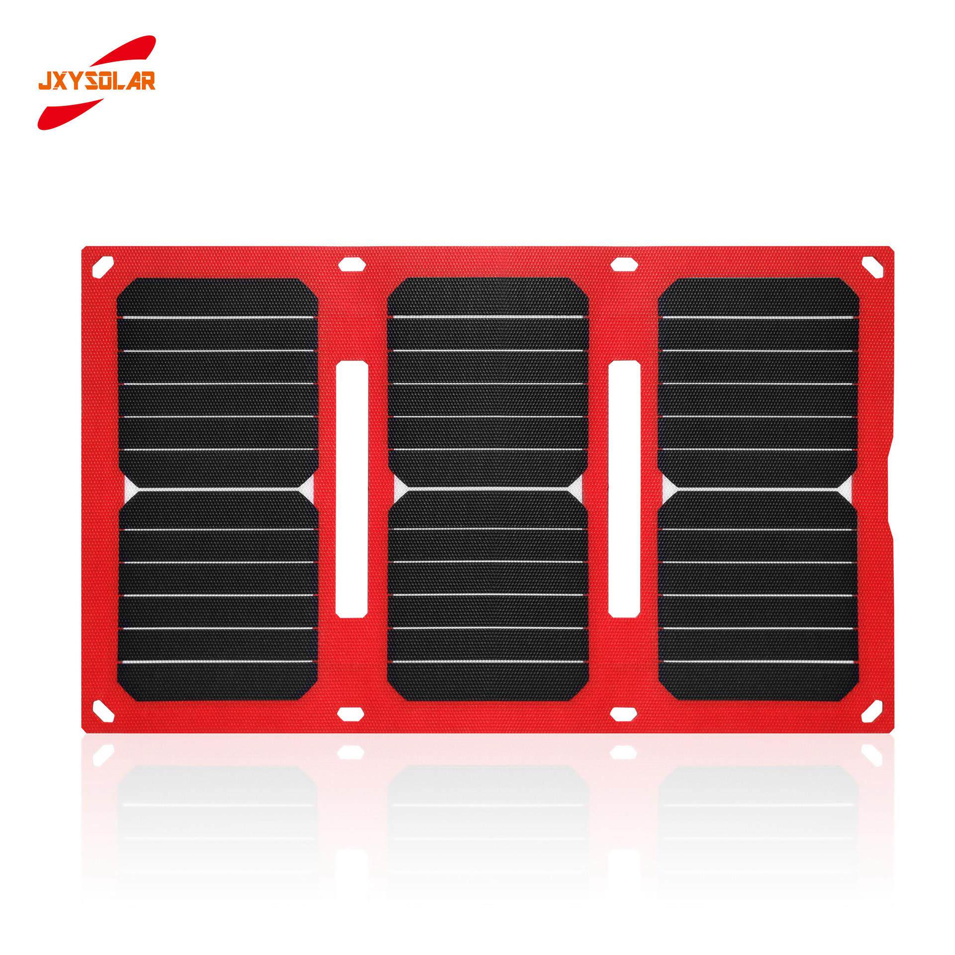 ETFE薄膜一体层压21W太阳能折叠包智能太阳能充电器手机充电