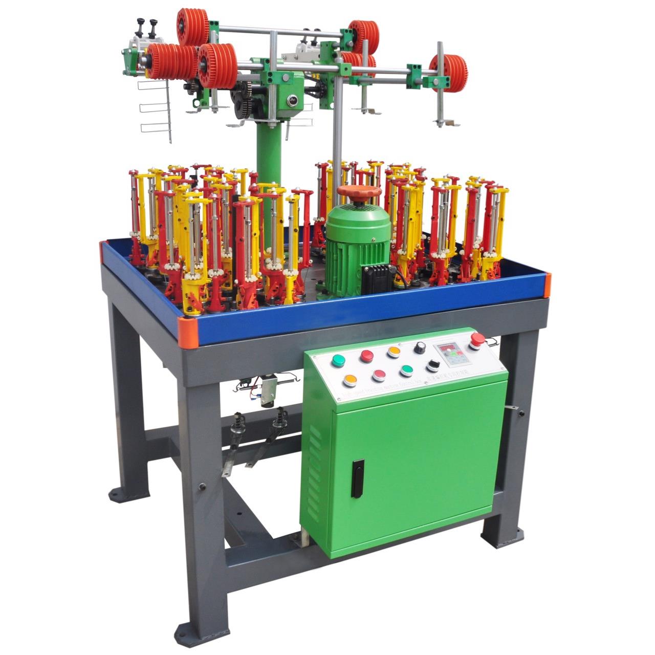 XD16锭4头高速编织机全自动高速织带编织机