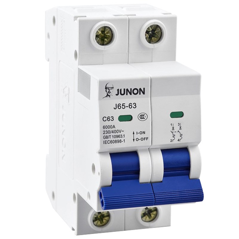 俊朗1P空气开关家用2P63A小型3P断路器32a自动跳闸16a电闸三相电