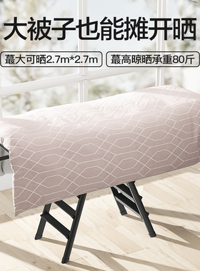 格美居梯子家用可折叠晾晒梯 多功能室内人字梯 加厚铝合金两用梯