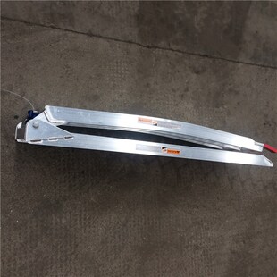 车坡道板折叠爬梯台阶上车跳板斜坡板钓台搭桥 摩托车铝合金拖车装