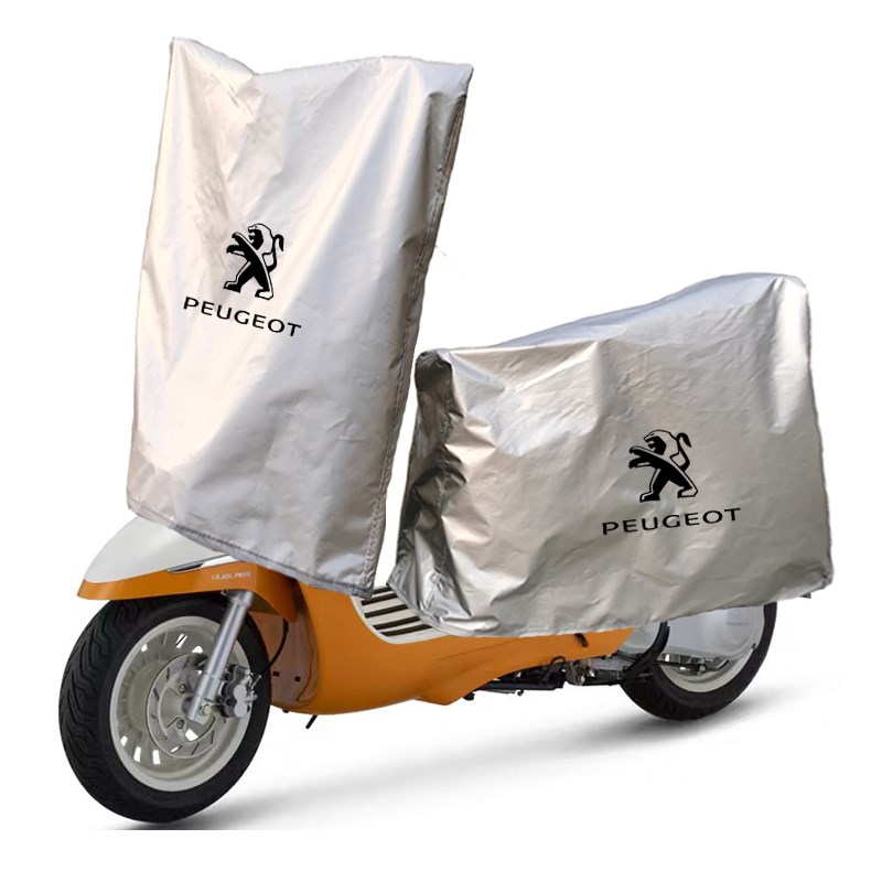 适用标致姜戈150踏板摩托车罩座位罩车头套遮阳防晒雨半罩衣防尘