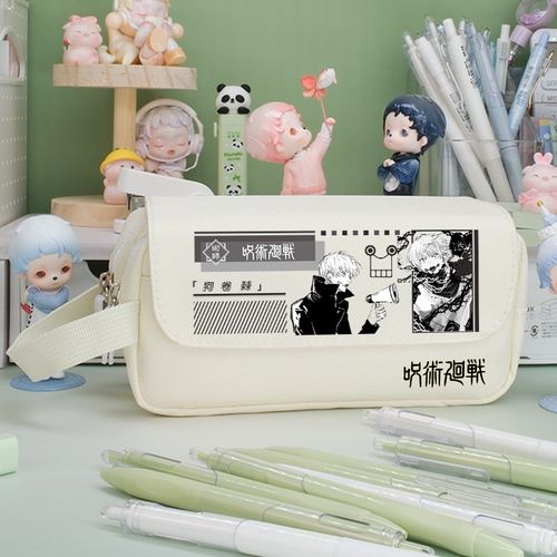 咒术回战笔袋男生小学生五条悟文具袋女生初中生伏黑惠大容量笔盒