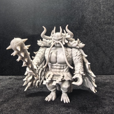 凯多·海贼王 |3D光固化树脂打印的第三方小人仔穿戴白模磁吸配件