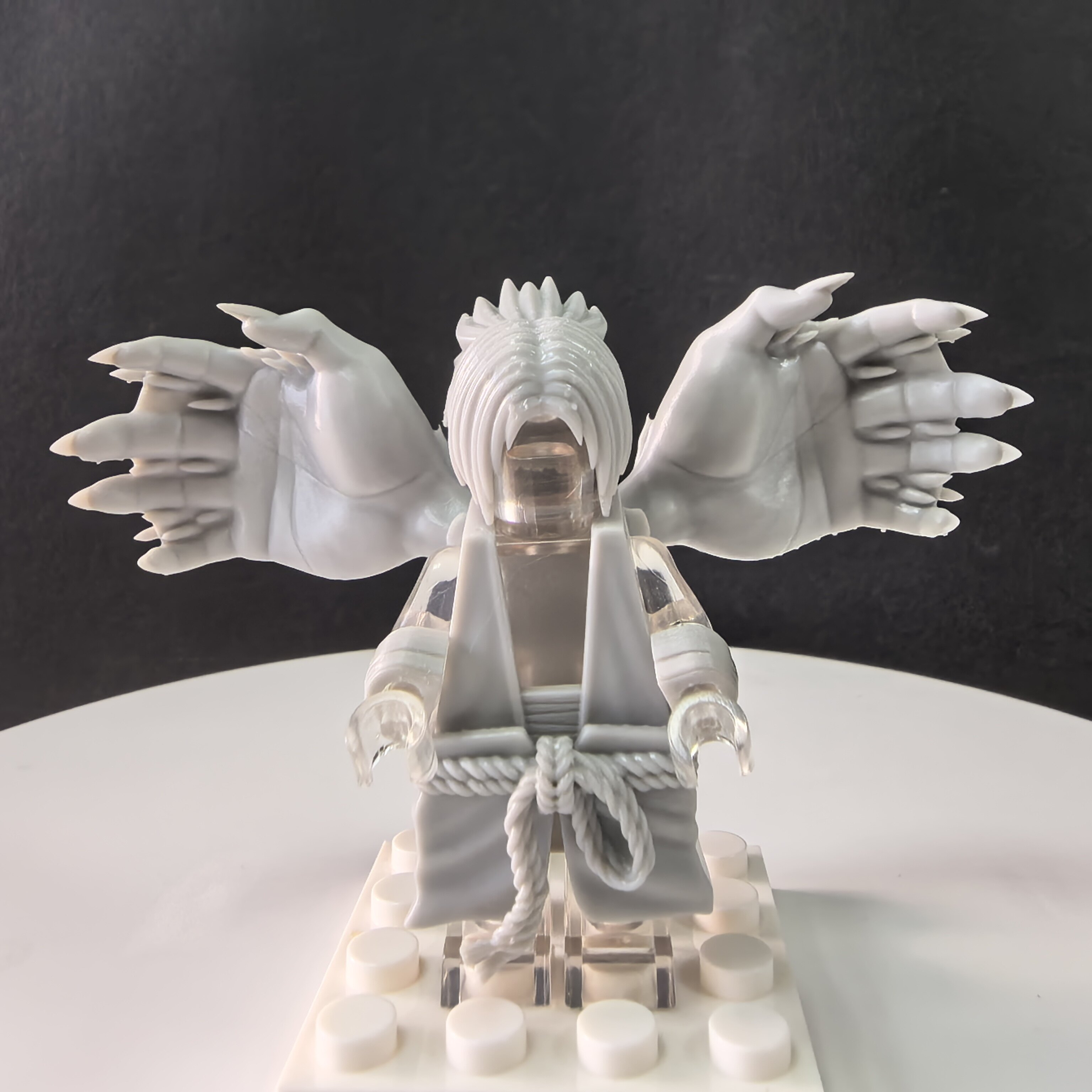 咒印佐助|光固化打印的第三方小人仔穿戴白模