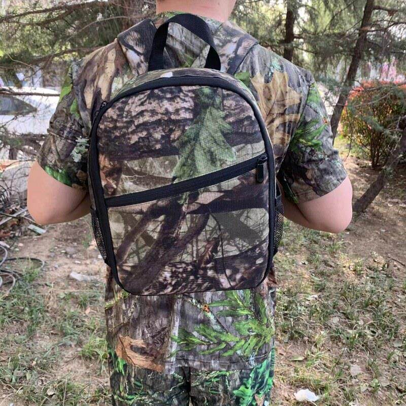 户外弹弓射鱼镖超大容量背包两套装备随意放带隔断彷生迷彩双肩包