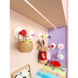 吸盘挂钩,免打孔多巴胺衣服挂钩,壁挂式浴室,强承重粘接挂钩,