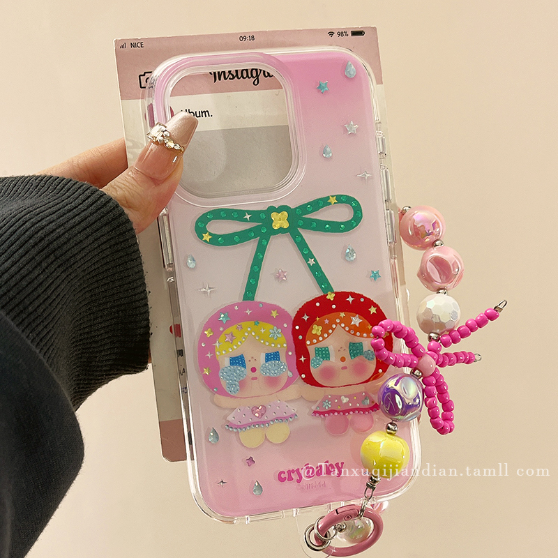 樱桃大脸哭娃适用苹果手机壳