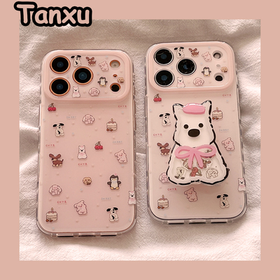 可爱西高地小狗适用苹果手机壳