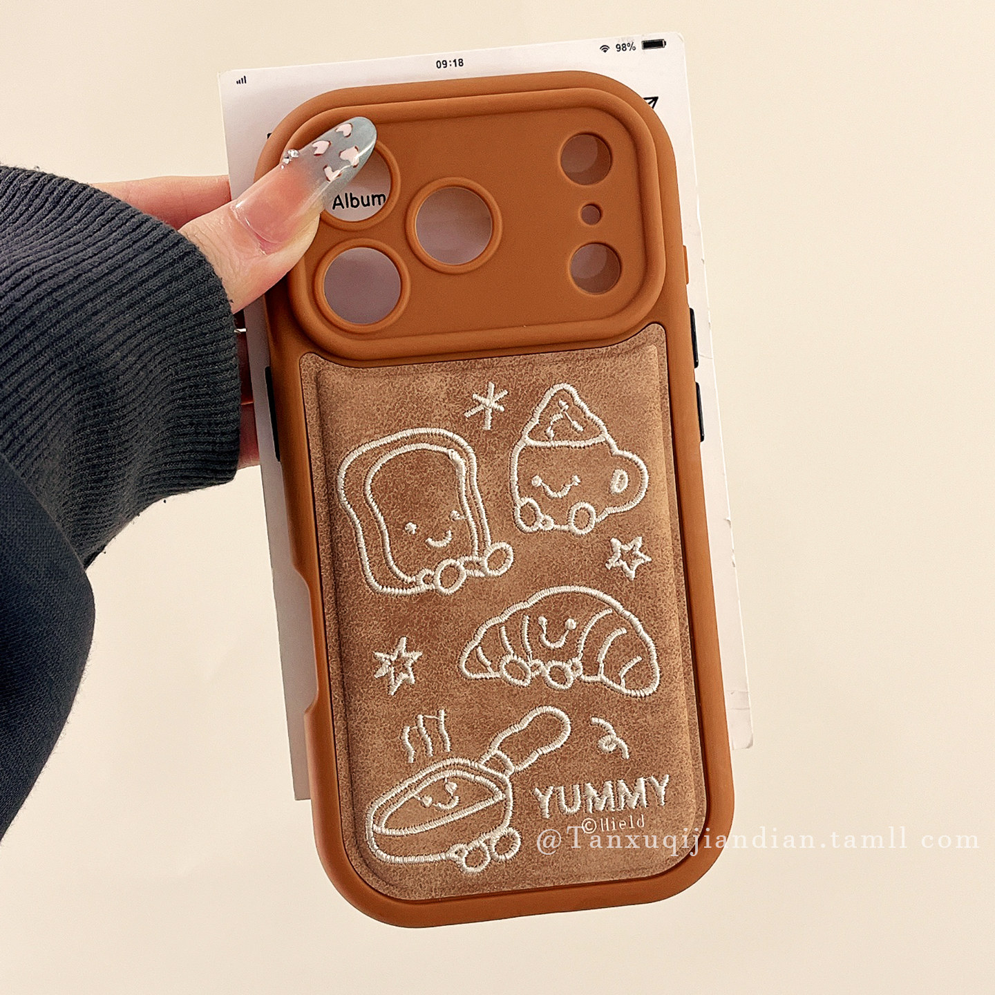 秋冬棕色线条jellycat面包适用苹果17promax手机壳iPhone16Pro新款15皮质14pro防摔13小众17创意17P可爱全包,3C数码配件,手机保护套/壳,淘宝优惠券,粉丝福利购,淘宝优惠卷