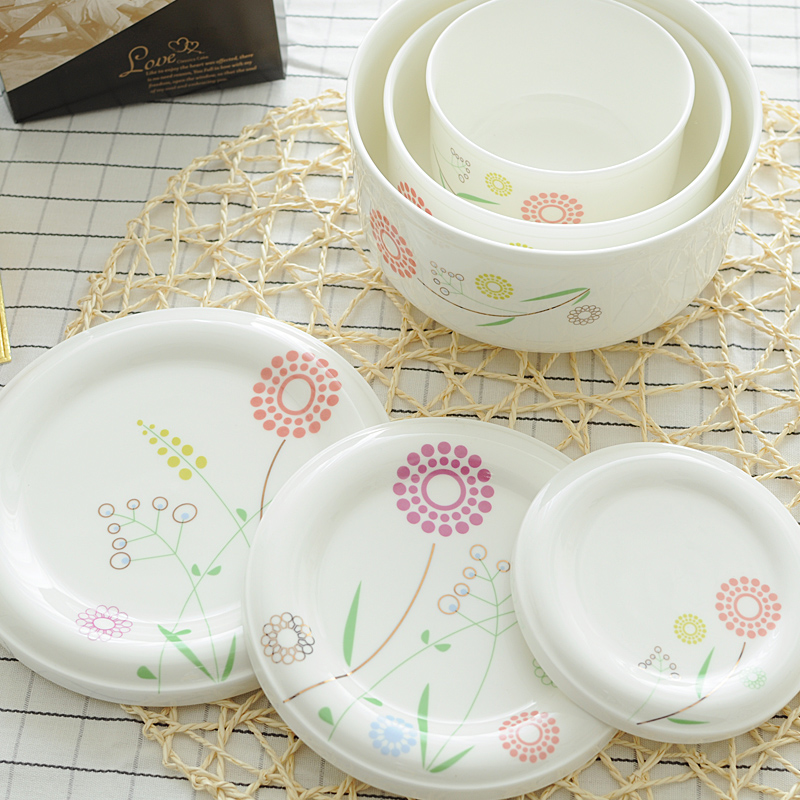 微波炉专用碗饭盒陶瓷碗带盖有盖的碗骨瓷蒸碗小号宝宝蒸蛋碗家用