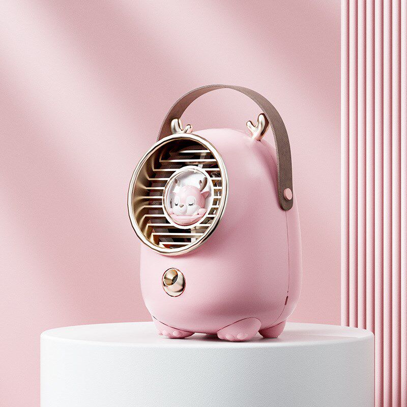 星宠桌面喷雾水冷风扇宿舍便携充电小空调扇毕业补水冷风机礼物