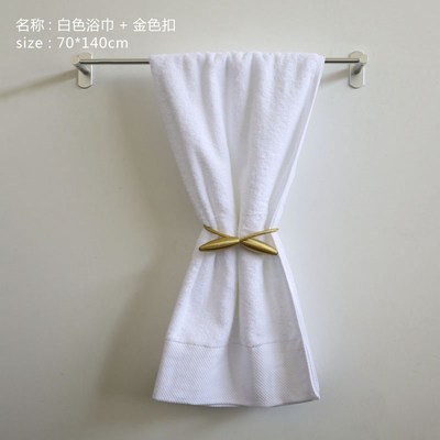 星韵样板房卫生间浴巾毛巾装饰陈列摆件卫浴卖场名宿浴室软装饰品