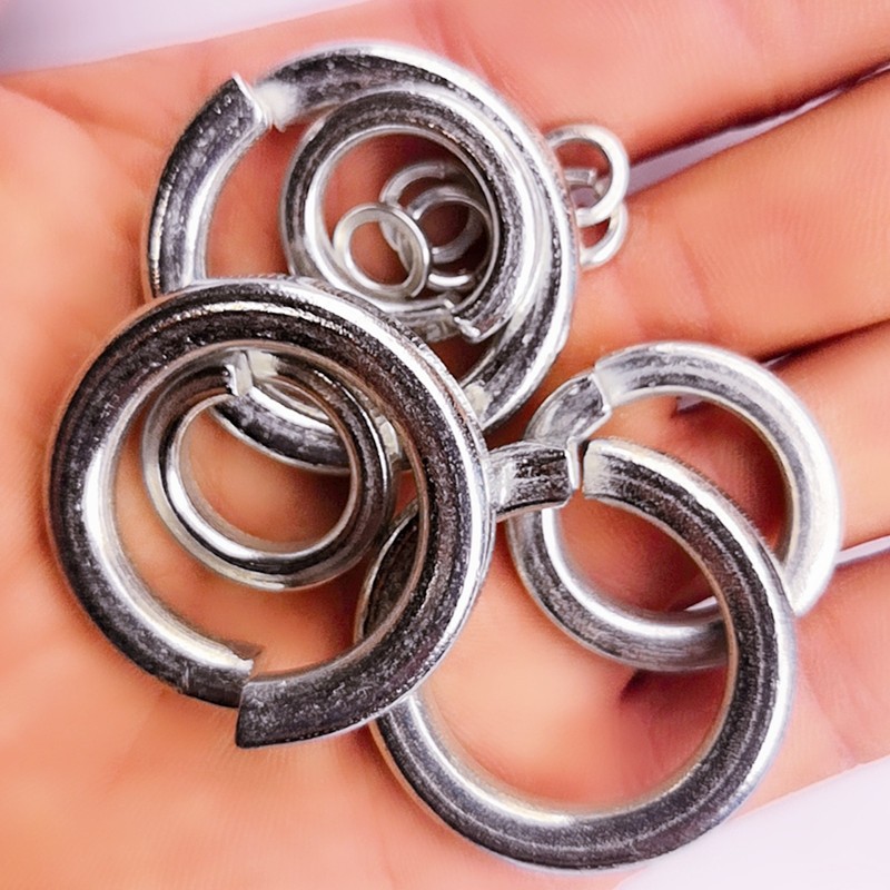 镀锌弹垫弹簧垫圈弹簧垫片开口垫圈弹圈M5M6M8M10M12M16M18M20M24