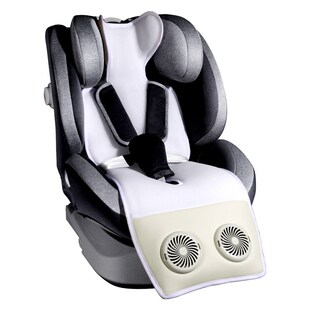 四季通用凉垫夏季冰丝单座通风专用汽车坐垫儿童安全座椅凉席