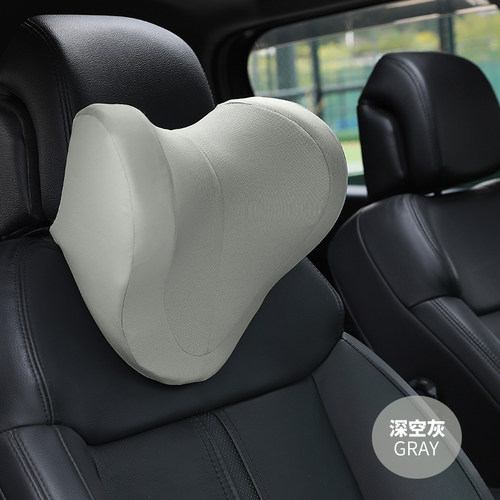 汽车头枕护颈枕座椅记忆棉靠枕车用枕头车载腰靠脖子车内用品一对