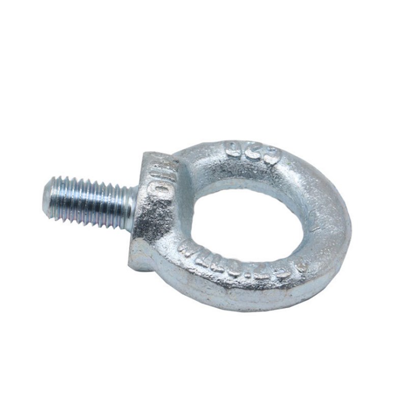 镀白锌吊环螺丝 加长吊环螺栓 圆环螺丝钉M6M8M10M12M14M16M18M20