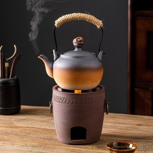 碳炉烧炭手工紫砂泥炉围炉小火炉木炭橄榄炭煮茶器家用烧水煮茶炉