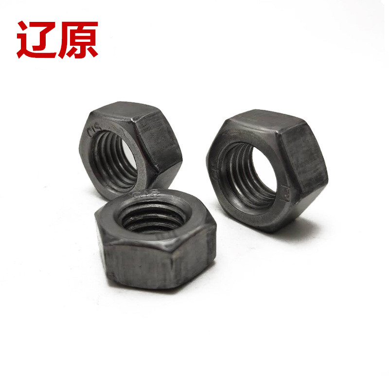 现货供应普通六角螺母M6M8M10M12M14M18M20M24规格齐全 本色螺母