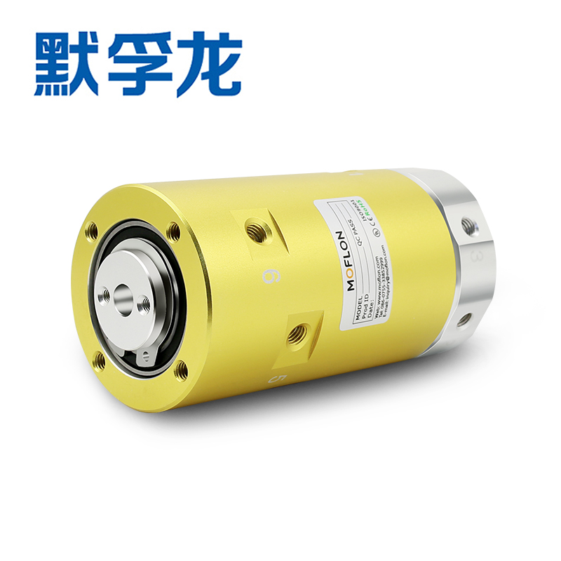 气动旋转接头中空气动旋转接头3路高速滑环气路气缸通气分配环路