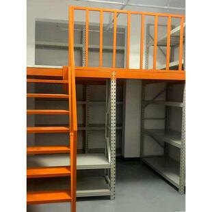 北京定制阁楼货架二层平台货架家用储藏室可拆卸地下室钢结构搭建