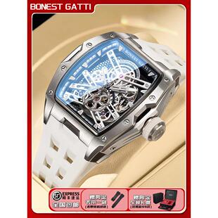 德国布加迪2025新款全自动机械正品男表名牌送男士手表潮十大礼物